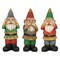 Sunnydaze Hear No Evil Speak No Evil And See No Evil Garden Gnomes - 12 In